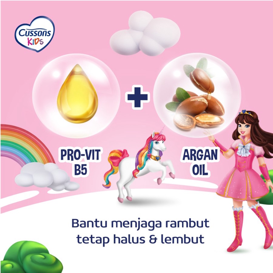 CUSSONS Kids Shampoo Unicorn Soft &amp; Smooth - Sampo Anak 100ml