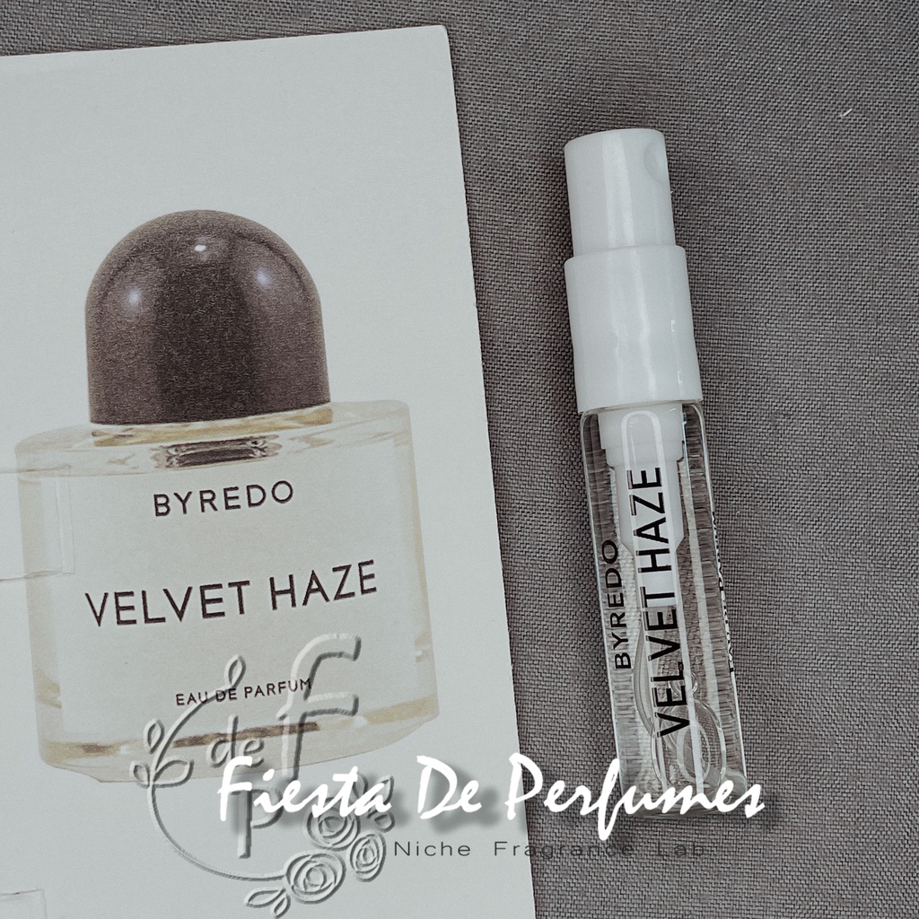 Byredo Velvet Haze - 2ml Tester Parfum Niche mini - Fiesta de Perfume - decant vial Parfum Asli Samp