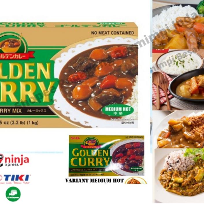 

Terbaru⚡️⚡️S&B Golden Curry 1Kg Medium Hot | Kari Blok | Kari Jepang