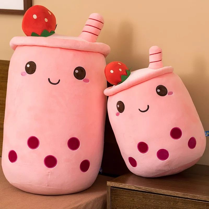 Boneka Boba Terbaru Cangkir Milk Tea Bahan Yelvo halus Lembut Ukuran 30cm