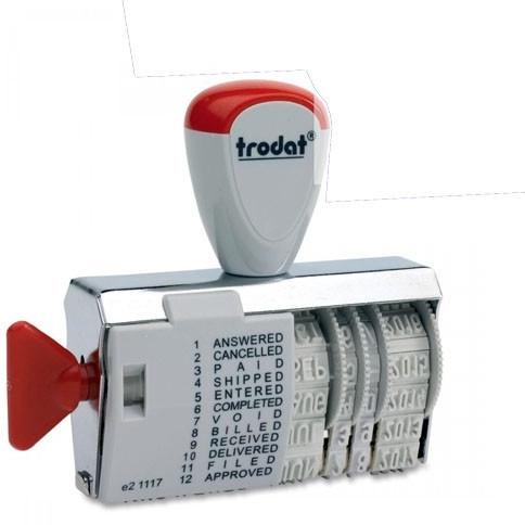 

Stempel Tanggal dan Tulisan Bahasa Inggris Trodat 1117