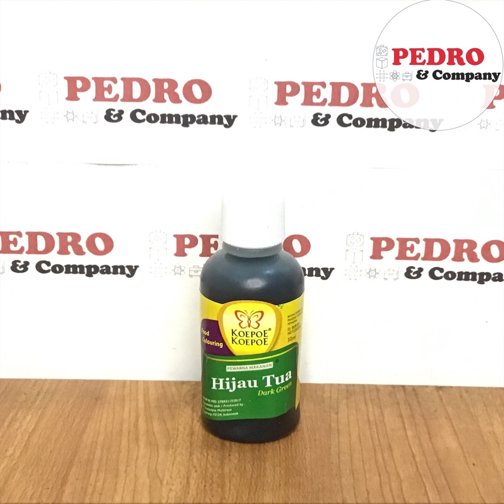 

Koepoe koepoe food coloring hijau tua dark green 30 ml - kupu kupu
