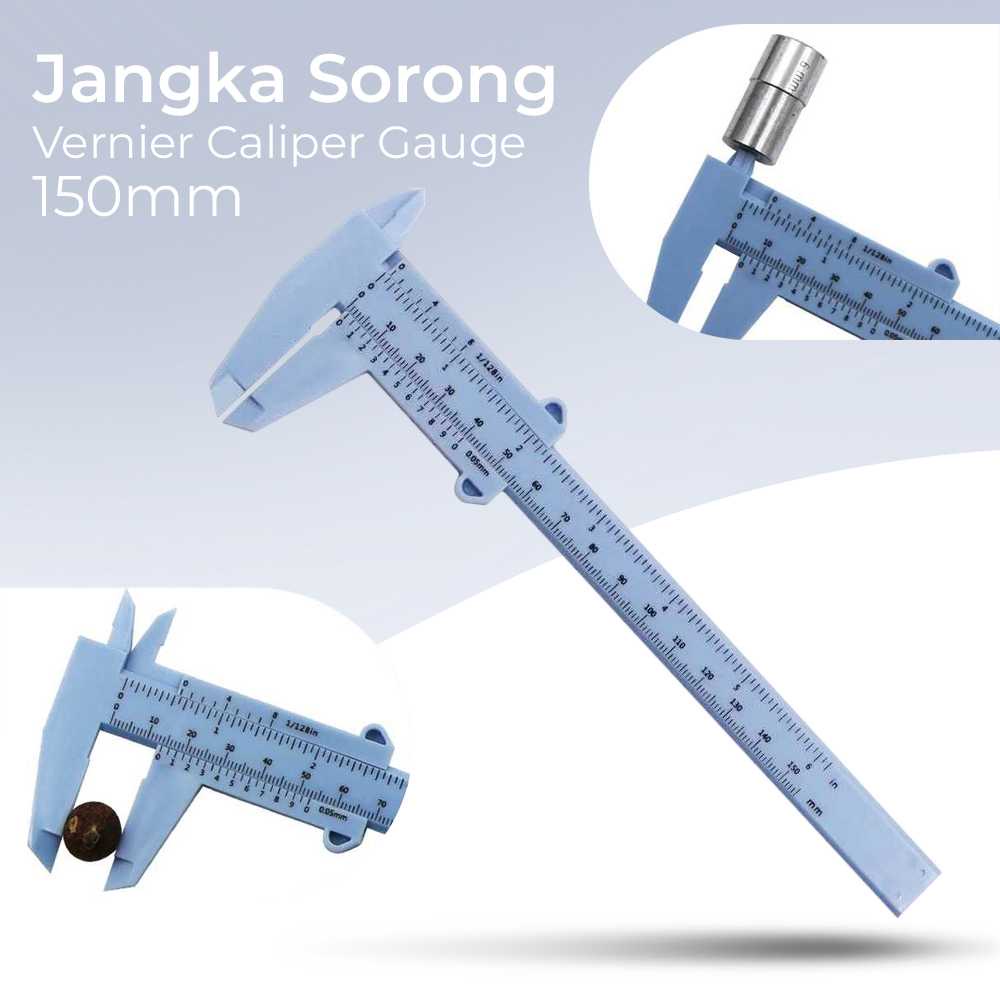 (BISA COD) FTIHSHP GemRed Jangka Sorong Vernier Caliper Gauge Micrometer 150mm - QST-600