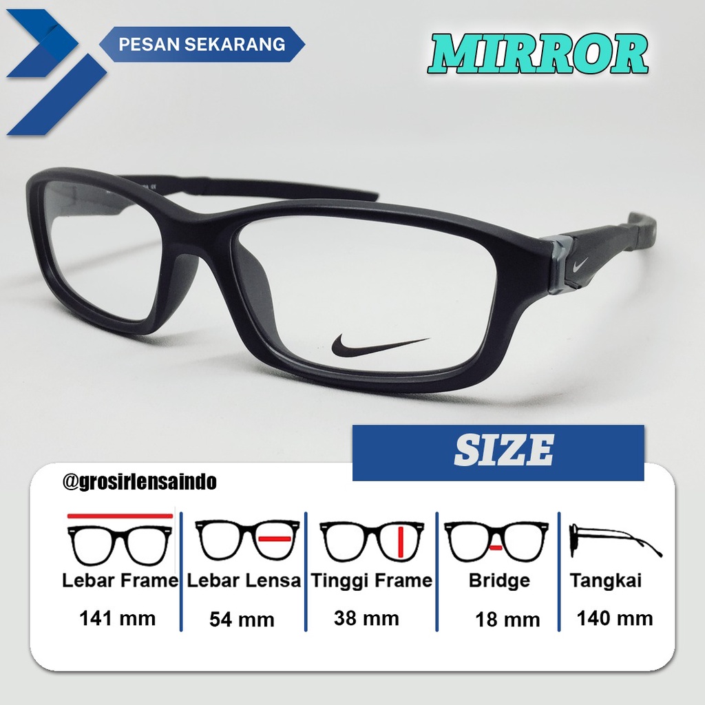 Frame Kacamata Sporty Pria/wanita NIKE 7109 Full frame
