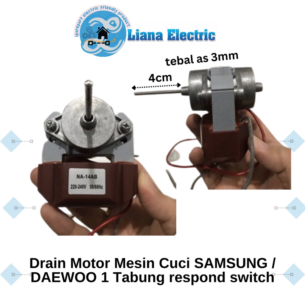 Fan Motor Kulkas TOSHIBA NA-14AB / Dinamo Kulkas Showcase 2 Pintu