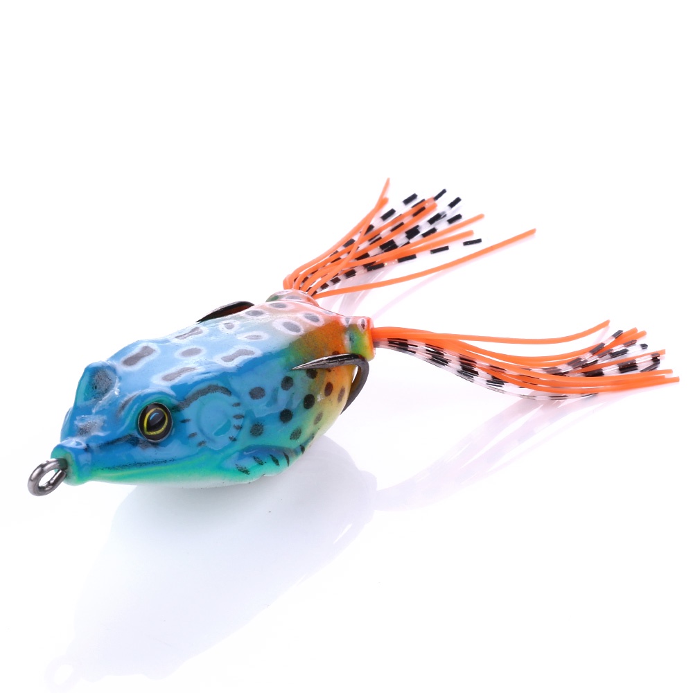 Hengjia Plastik Kodok fishing tackle soft lure 5.5cm 12.5g Silikon Tiddler Bait Kait Ayam 6warna