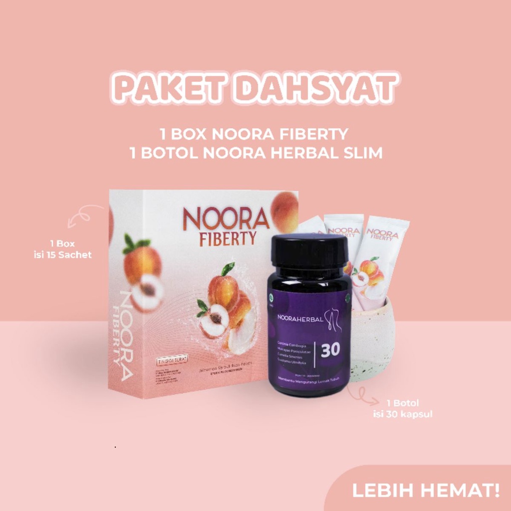 Noora Herbal Slim - Paket Kapsul Fiber