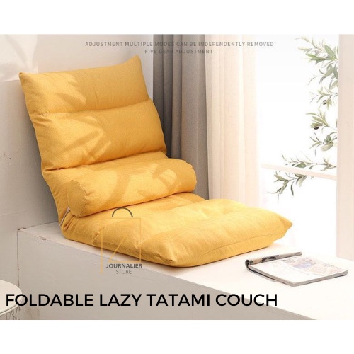 Foldable Lazy Tatami Couch Chair Kursi Lipat Folding Lazy Sofa Chair