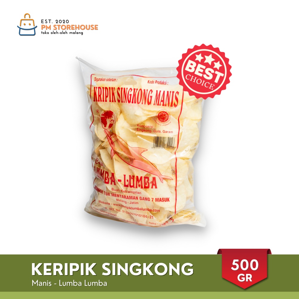 Keripik Singkong Lumba Asli Malang - Kemasan Besar
