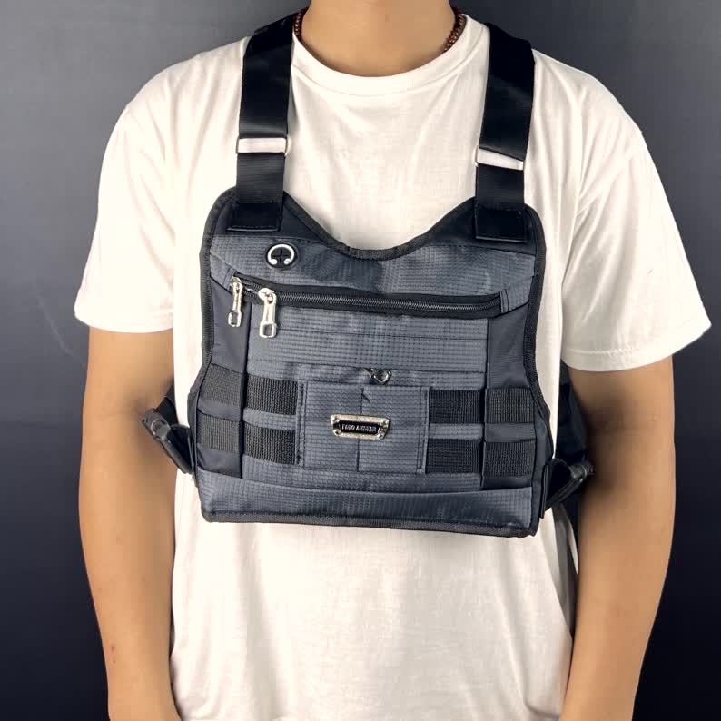 Tas Dada Terbaru Chest Bag Tas Selempang Dada Chest Rig Bag Tas Rompi Serbaguna Tas Sepeda