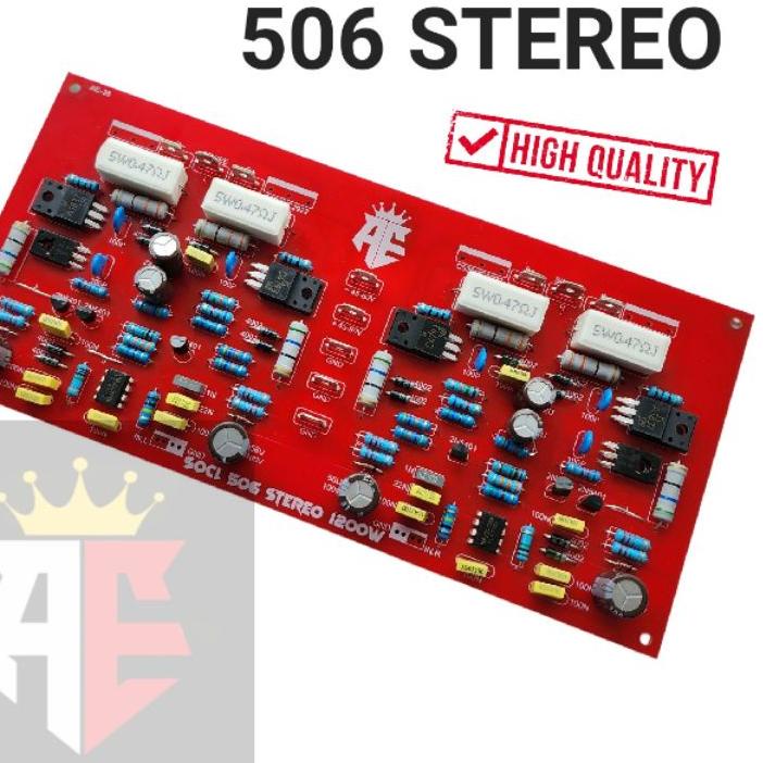 ➸ Kit Driver Power Amplifier SOCL 506 Stereo 1200W AE-38 ۝