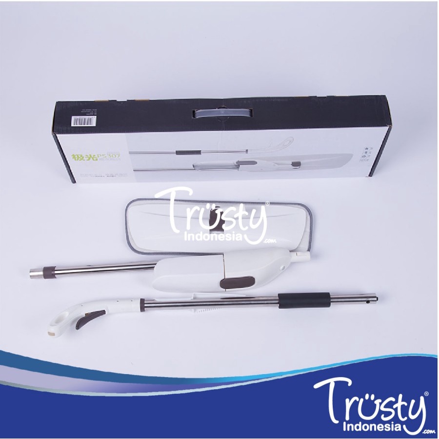 TRUSTY Alat Pel Microfiber Pembersih Lantai Rumah Semprot Impor