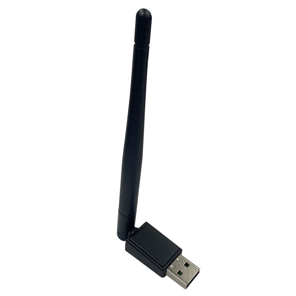 WiFi USB Adapter 802.11N 150Mbps 3dBi MT7601 with Antena - Black