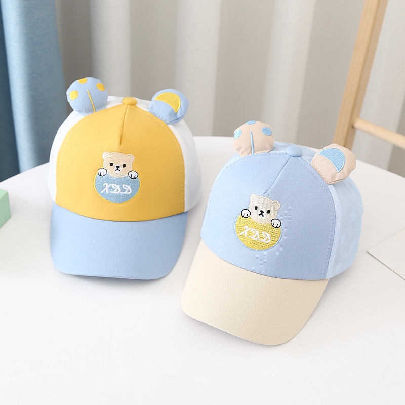 NEW Topi baseball bayi/anak motif beruang warna cute kualitas premium