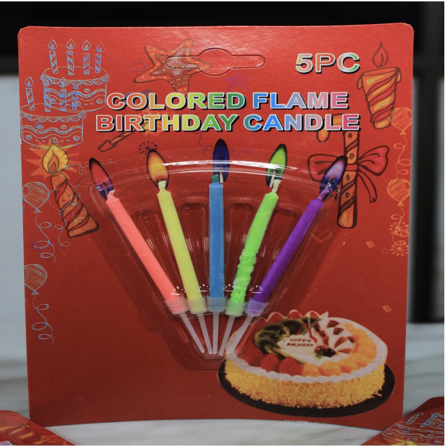 Lilin Api Warna / Lilin Ultah Warna / Lilin Warna / Lilin ulang tahun spirral