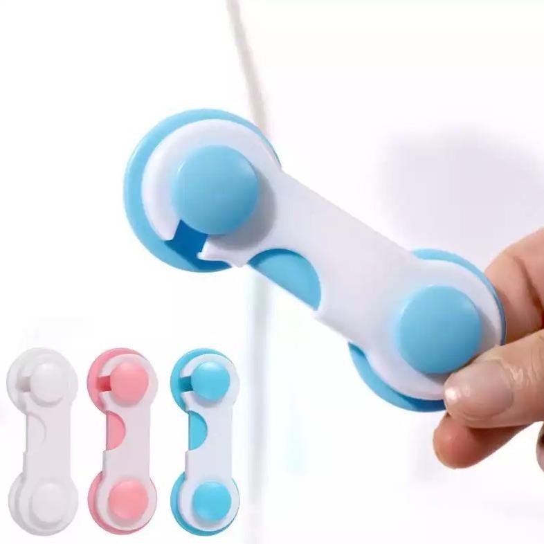 Kunci Pengait Pintu Lemari /Pengaman Lemari Pengaman Laci / Safe Lock