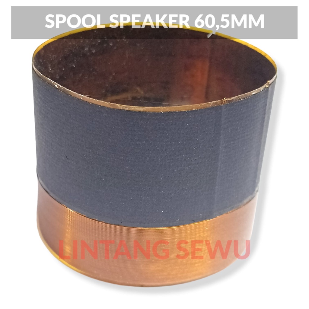 SPUL SPEAKER NO 60,5  SPOOL COIL SPEAKER 60,5MM 60.5 ACR 15 INCH BLACK PLATINUM