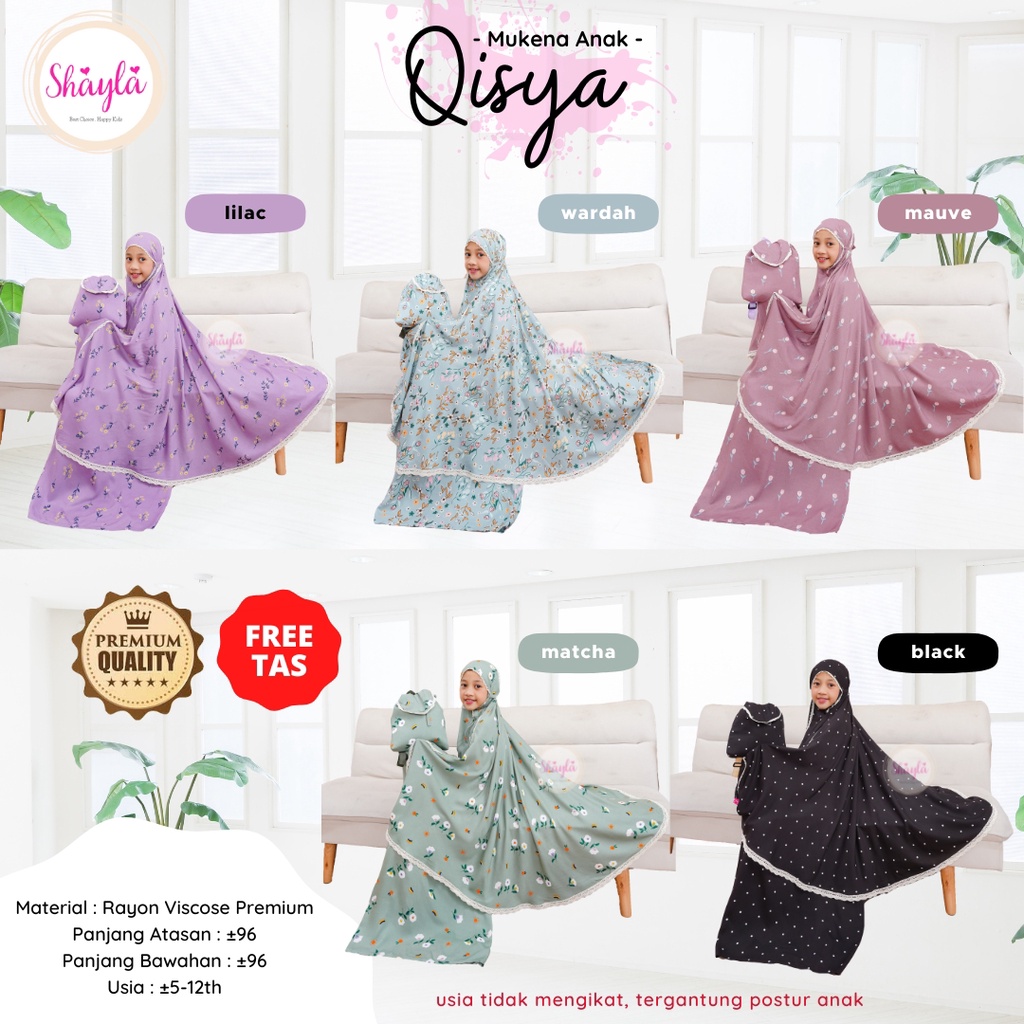 QISYA MUKENA ANAK BY SHAYLA