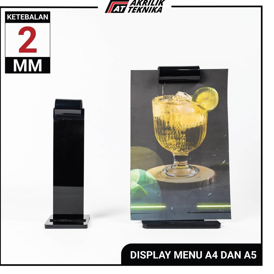 

HOT Product DISPLAY MENU AKRILIK / ACRYLIC / GANTUNGAN RESTO A5 serbuuu !