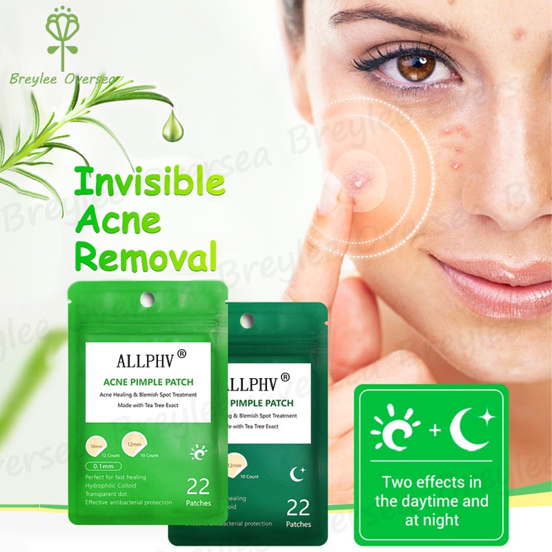 BREYLEE / ALLPHV Acne Pimple Patch Removal Penghilang Jerawat Day Use 0.1mm and Night Use 0.3mm (22 stiker)