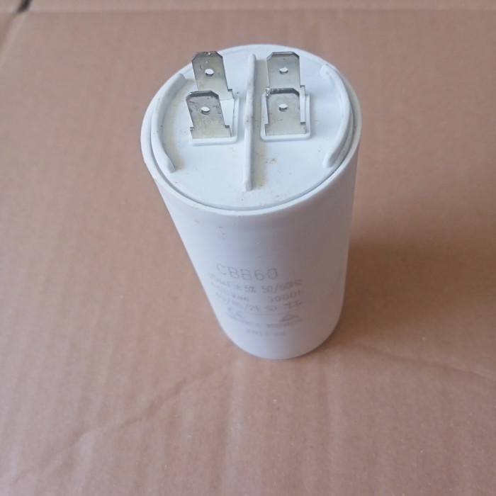 CAPASITOR POMPA AIR CBB60 35UF KAKI 4 #ORIGINAL