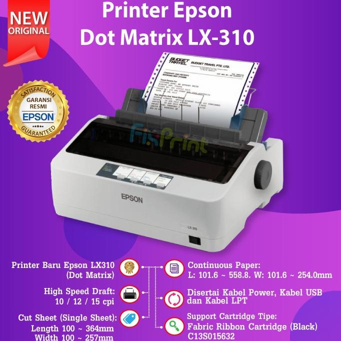 

Printer Epson Dot Matrix LX310 LX-310 LX 310 atau LQ310 LQ-310 LQ 310