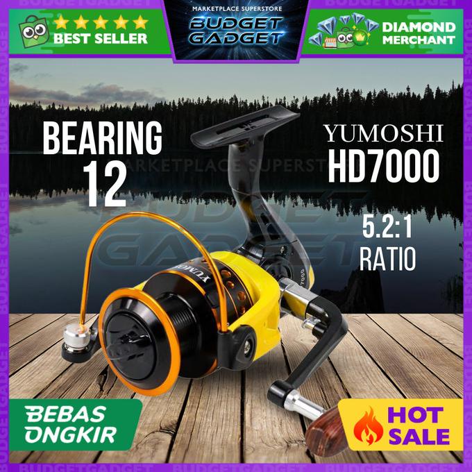 Lieyuwang Reel Pancing Hd7000 12 Ball Bearing