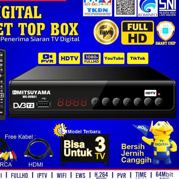 ☃ Set top box ruby dan mitsuyama stb tv digital chipset sunplus dan HD BEKO ❇
