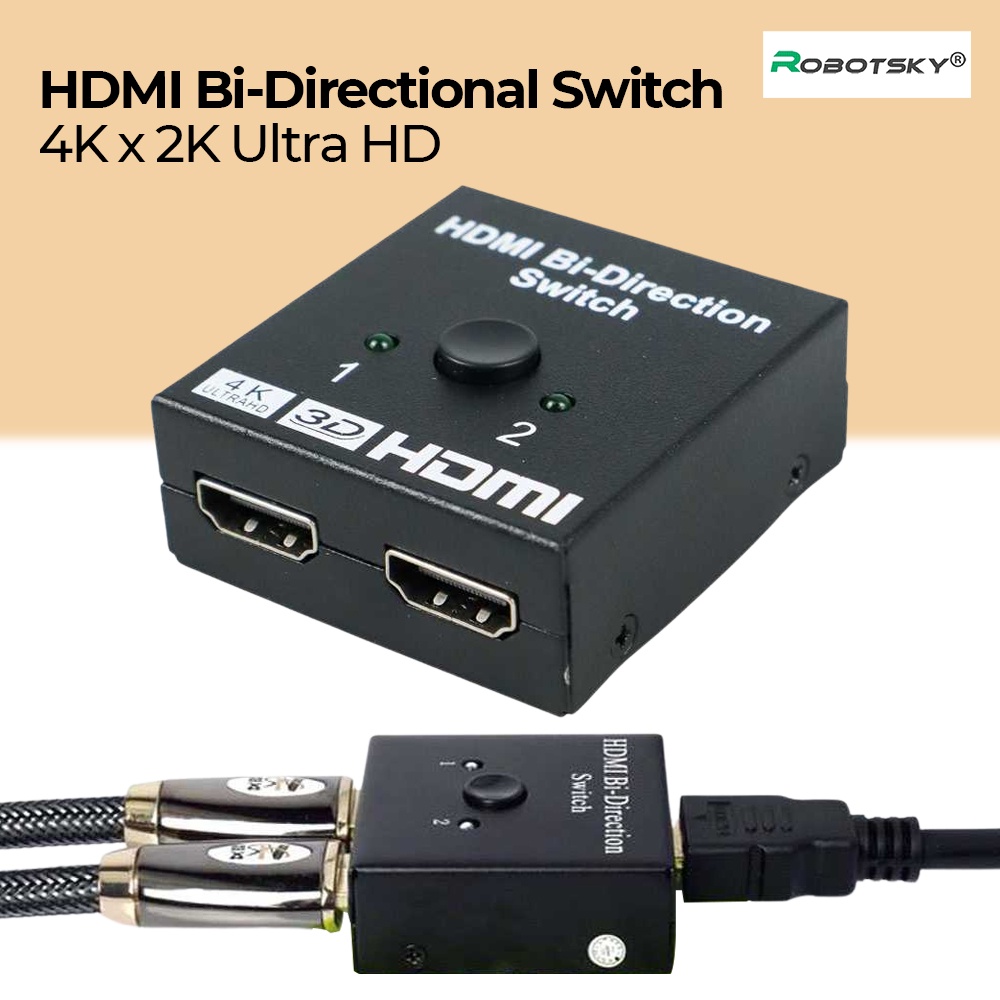 Robotsky HDMI Bi-Directional 2x1 Switch 3D V1.4 - ACDG0