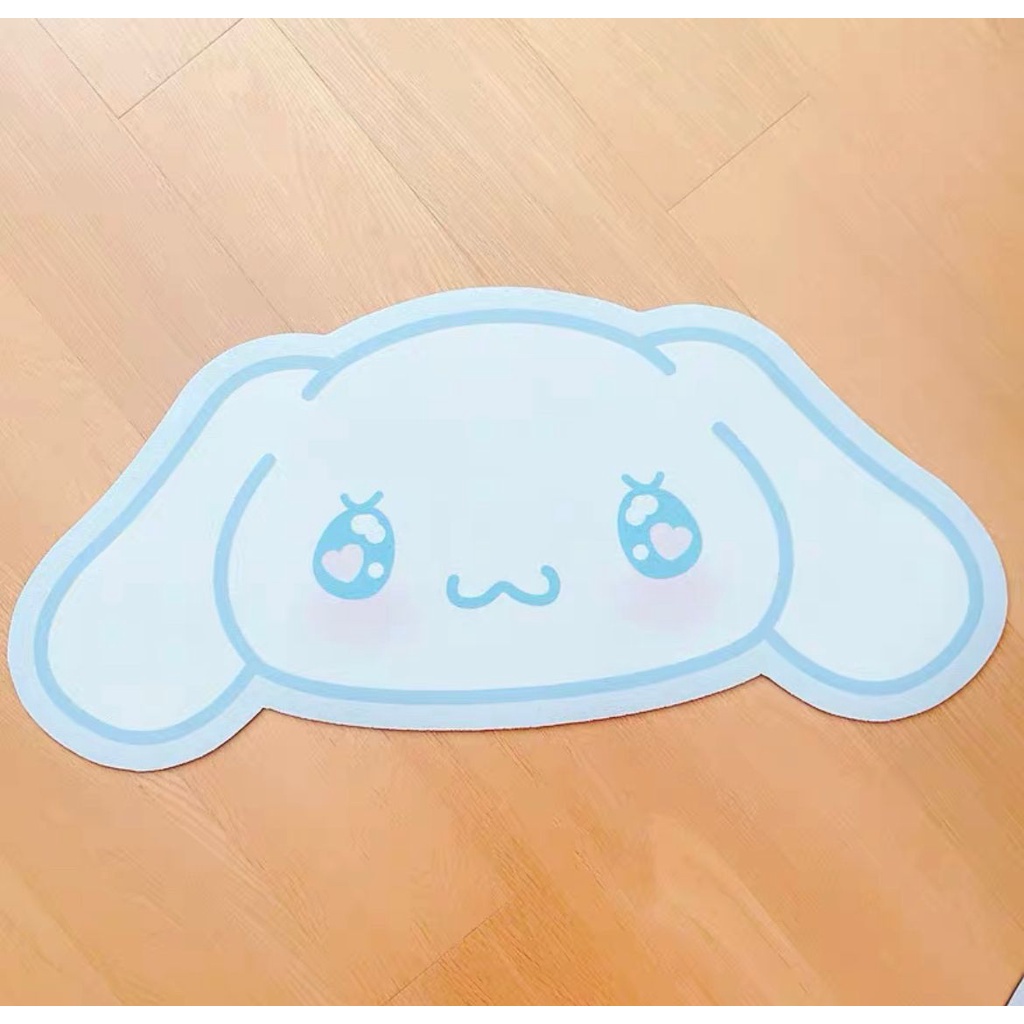 KESET KAKI ALAS CINNAMOROLL MELODY KUROMI POMPOMPURIN BADTZMARU LUCU IMPOR