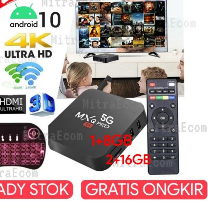 ➧ Android Set Top TV BOX MXQ PRO 5G RAM 2GB+16GB & 4GB+32GB 1GB+8GB 4K Smart TV Box MXQ Pro 5G ♠