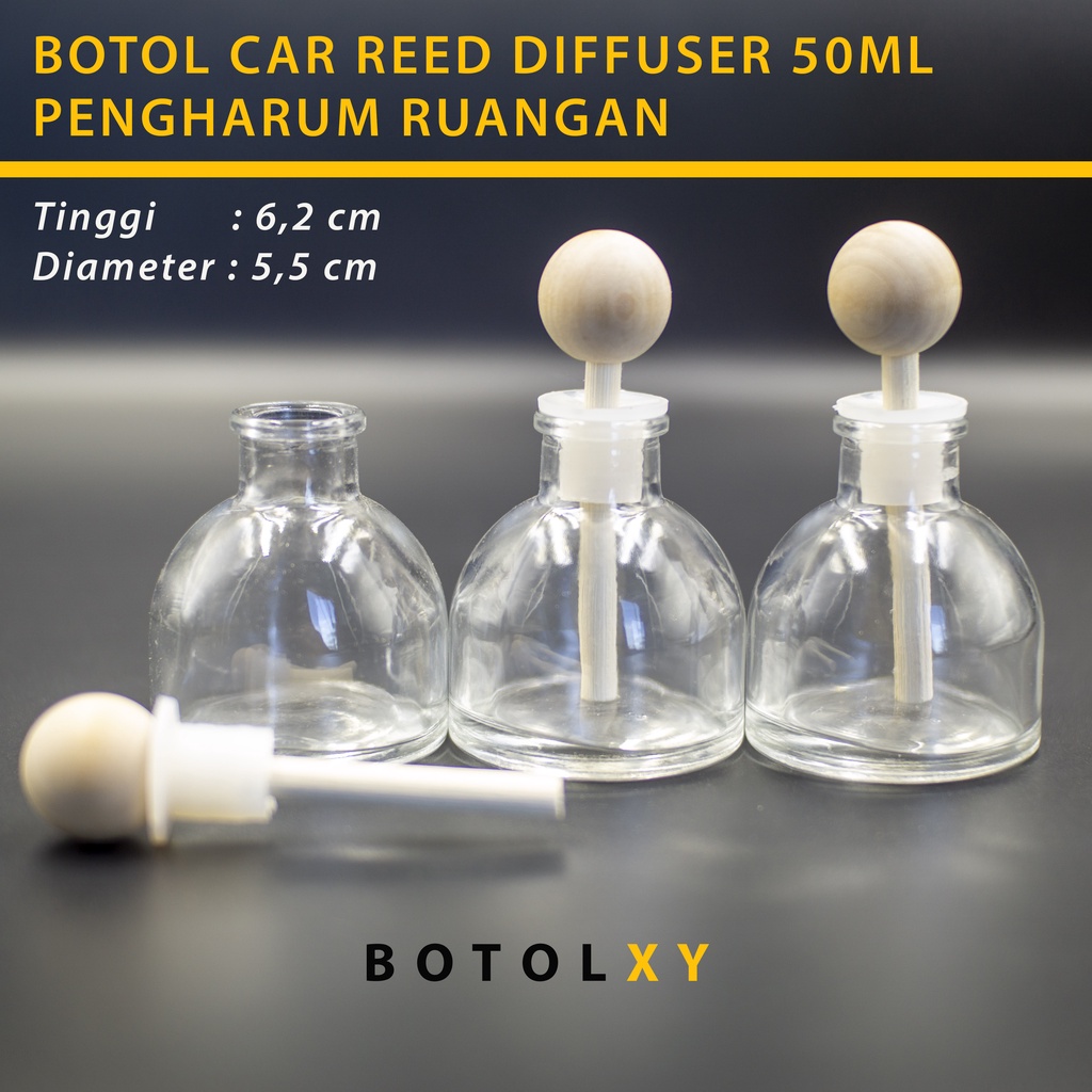 Botol Car Reed Diffuser BENING 50ml - Parfum &amp; Pengharum Mobil