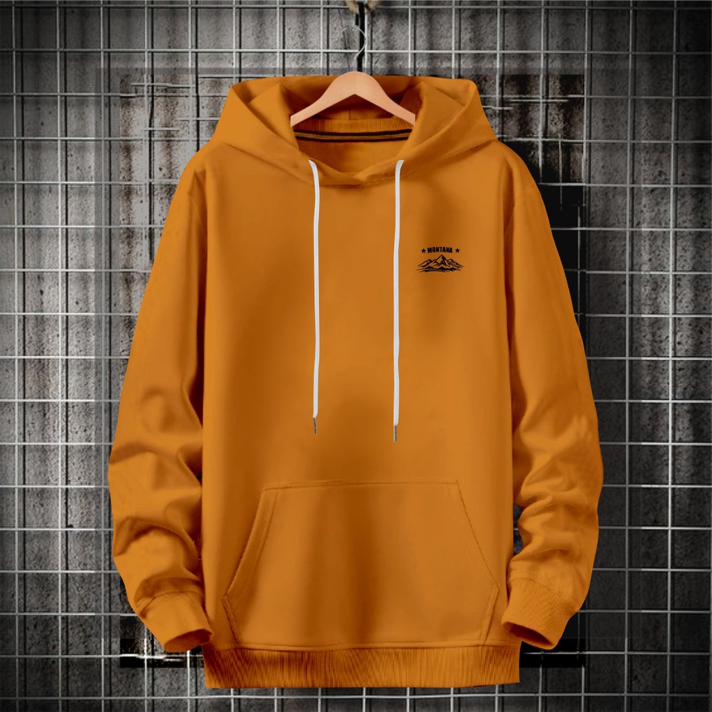 Sweater hoodie pria wanita kekinian MONTANA / hoodie pria terbaru