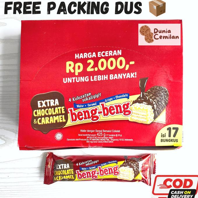 

PROMO [TERMURAH!] Beng Beng NEW 1 PAK (17pcsX25gr) - Wafer Chocolate Caramel