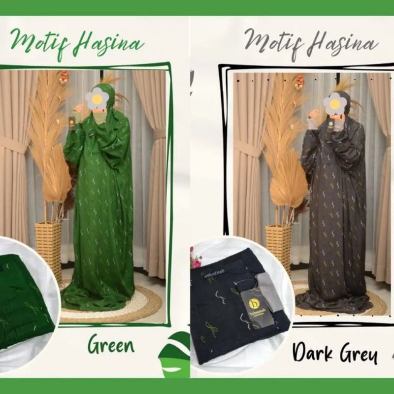 Mukena Terusan / Mukena Yabasmah Motif / Mukena Basmah Motif / Mukena Motif / Mukena Rayon