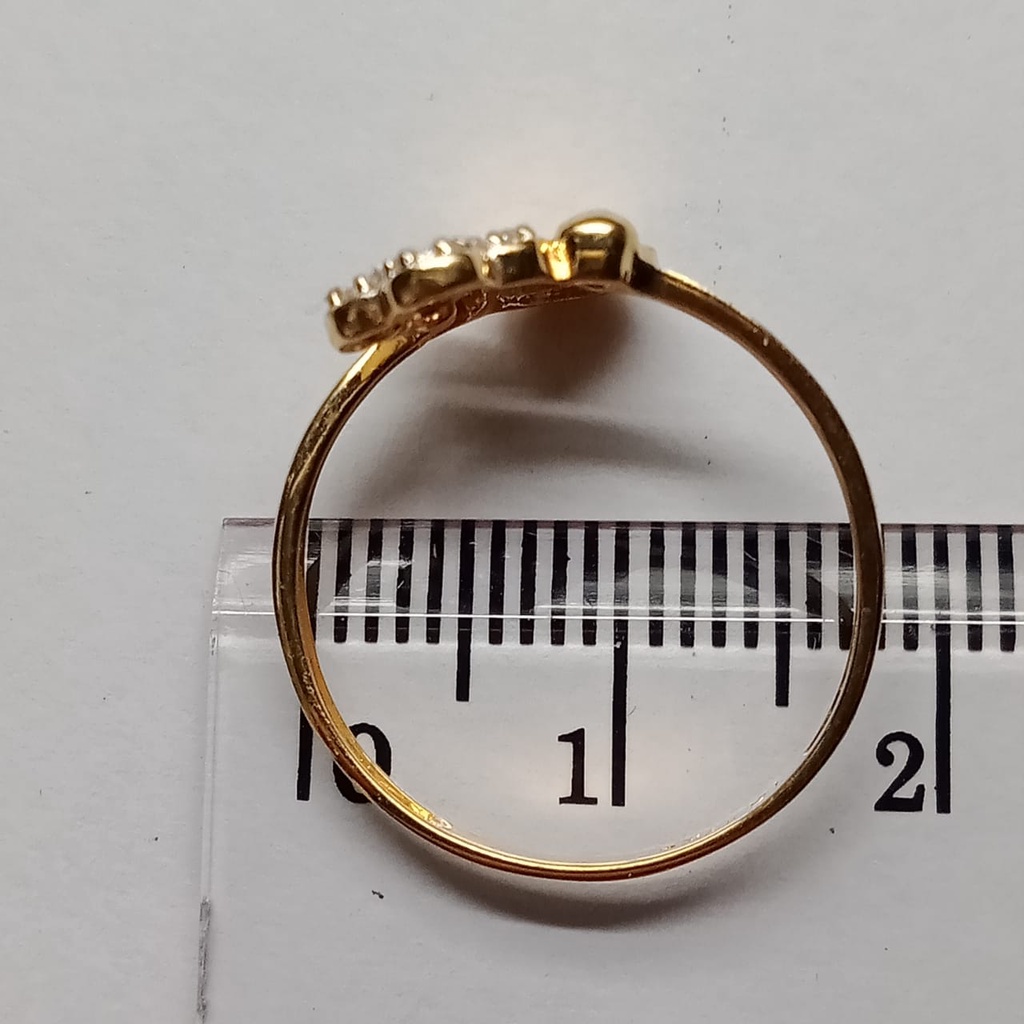 Cincin Emas 17K - 1.4 Gr Kadar 750 - 4399