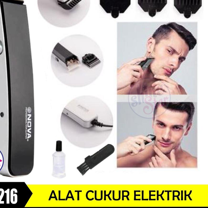 STAR BRANDS SHINE STAR - [COD / BAYAR DI TEMPAT] Alat Cukur Rambut Elektrik Multifungsi - 2 IN 1 Sha