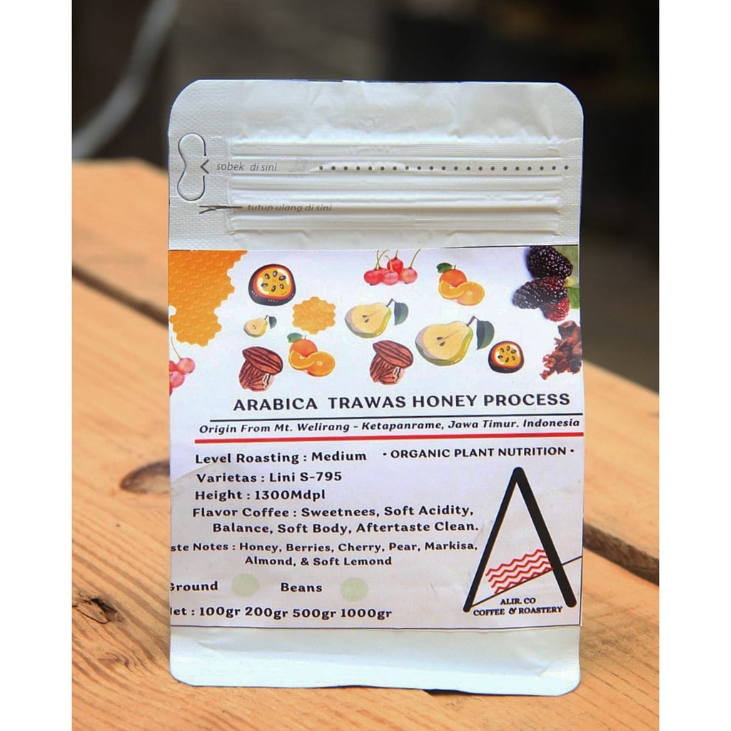 

Kopi Arabica Trawas Honey Process -- Alir Coffee