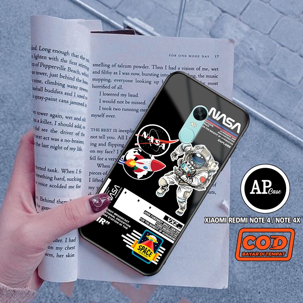 Case XIAOMI REDMI NOTE 4 / NOTE 4X Casing Hp XIAOMI REDMI NOTE 4 / NOTE 4X - Case Motif Nasa Series 