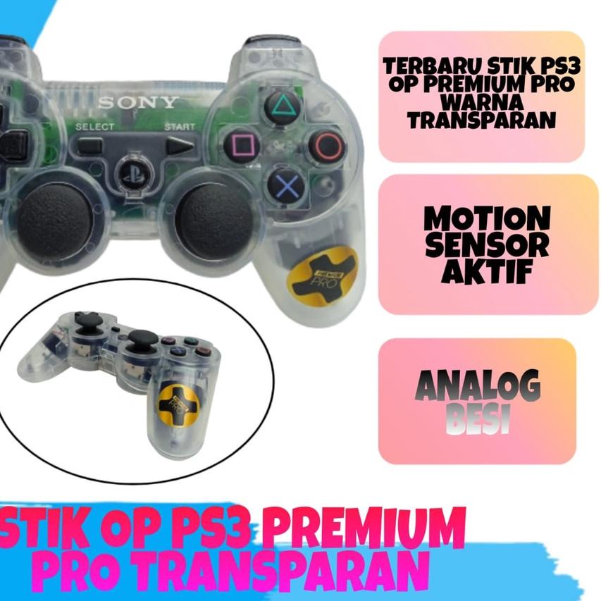 ➽ STIK PS3 OP HITAM PREMIUM PRO MOTION SENSOR STIK PS3 GYRO AXIS ✶