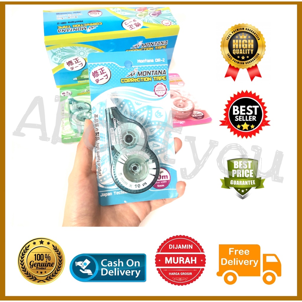 

Tip ex / tip x / correction tape pen KERTAS premium murah