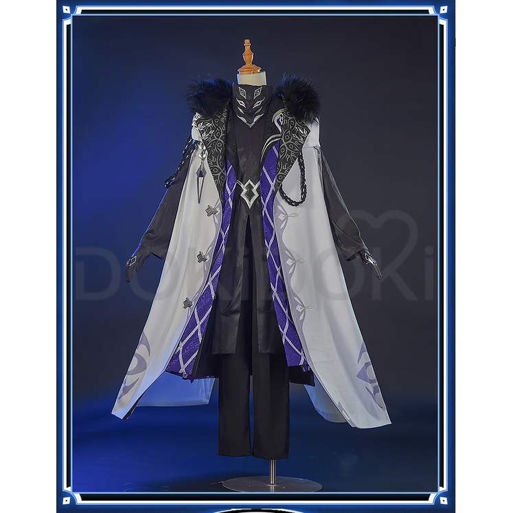 Harbinger Pantalone Cosplay Game Genshin Impact Cosplay Fatui Cloak Regrator Pantalone Cloak