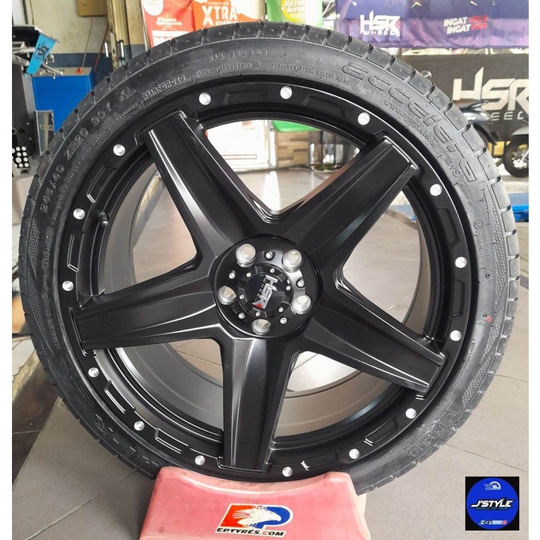 VELG RACING DAN BAN CRETA,ALPHARD,ALMAZ,TERIOS,CR-V,DLL HSR LANDMARK RING 20