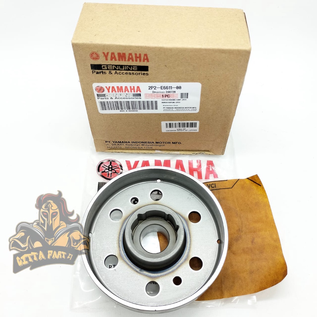 MANGKOK LONCENG KAMPAS KOPLING YAMAHA YGP 2P2/5TP 18T KUALITAS ASLI ORIGINAL YAMAHA YGP PRESISI BAHAN BERKUALITAS DAN DIJAMIN AWET JUPITER Z OLD LAMA JUPITER BURHAN VEGA R NEW