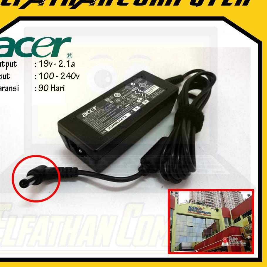 ♪ Charger Casan Adaptor Laptop Acer One 14 Z1401 Z1402 - 19V 2.1A ➽