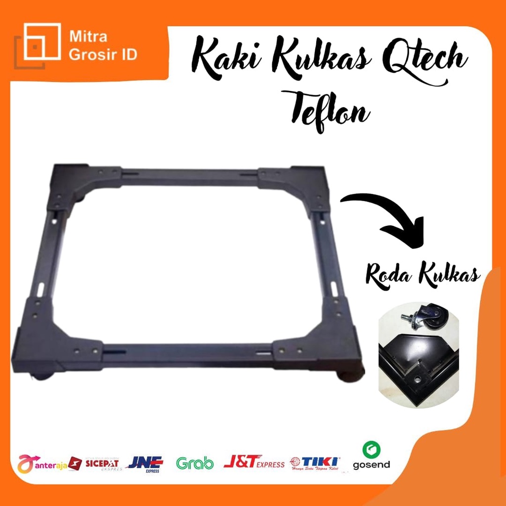 Kaki Kulkas QTECH / Roda Kulkas Teflon