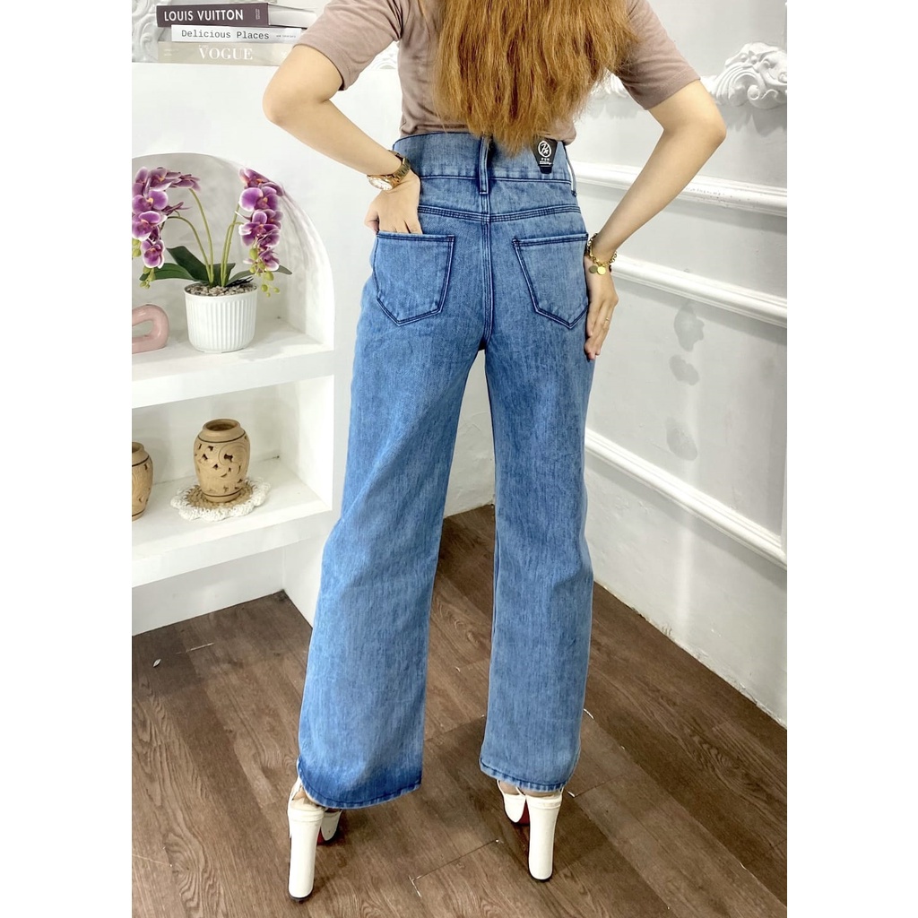 Celana Panjang Highwaist Kulot Jeans Wanita Celana Kulot Jeans HW Jeans Wanita Celana Jeans Gaya Korea Boyfriend Jeans Premium