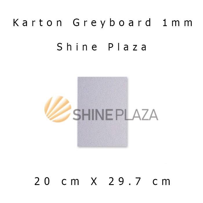 

Karton Greyboard 1mm A4 - Grey Board Abu 1 mm - Bahan Maket