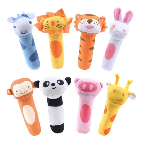 MAINAN TANGAN BAYI BUNYI BABY HAND RATTLE TOY STICK | FADHILAH SHOP BJB