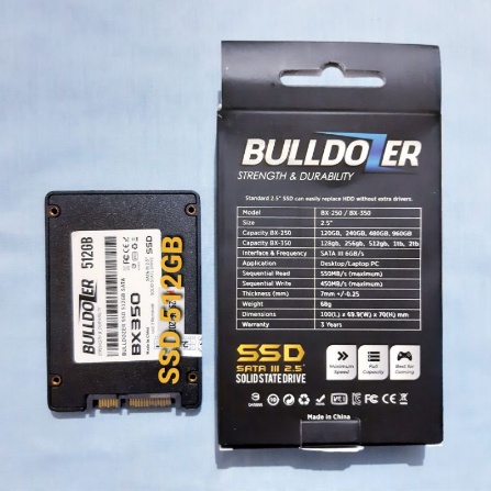 ITSTORE SSD 512GB BULLDOZER 2.5 INCI SATA 3.0 SSD 128GB SSD 256GB SSD 512GB BULLDOZER 6GBPS ULTIMATE SOLID STATE DRIVE